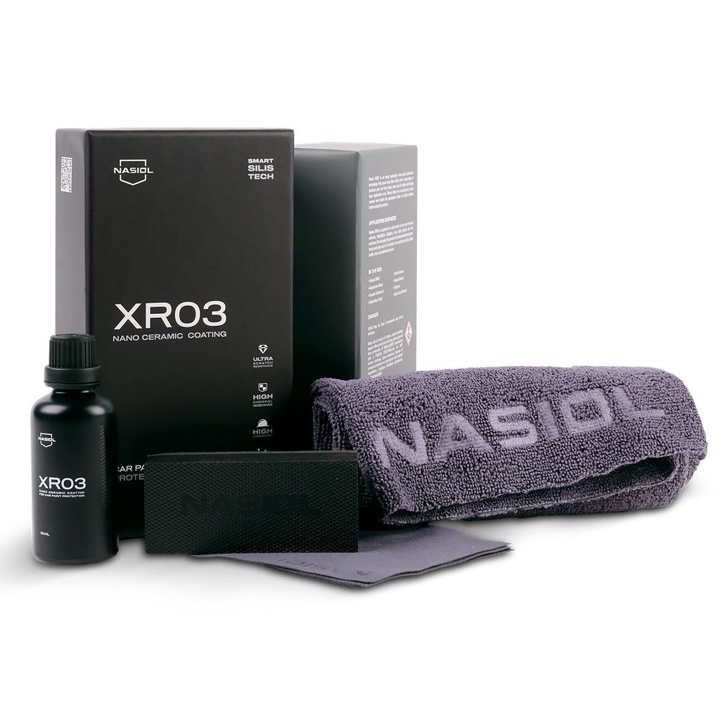 Nasiol XR03 professional nanoceramic protection 9H, hydrophobicity, shine, 50ml