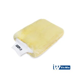 It’s Win Waschhandschuh aus Mikrofaser, weich – cremefarben