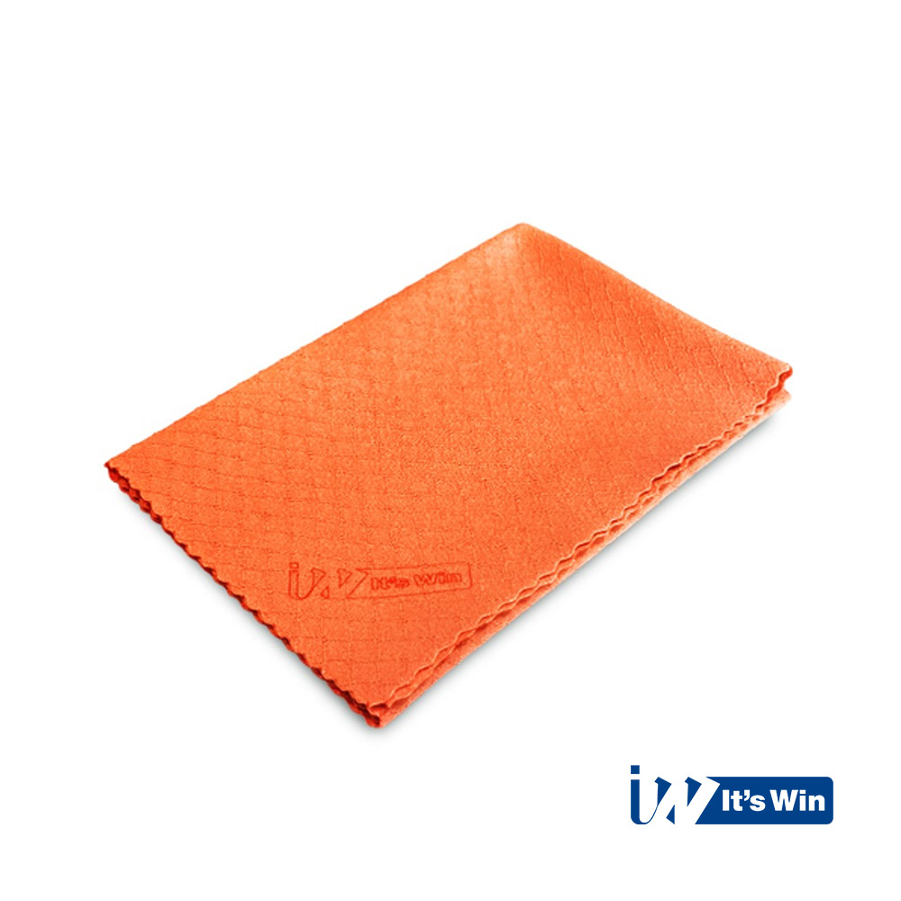 It's Win WINC-243 microfiber window cloth 290gsm 40x40cm orange 1pc