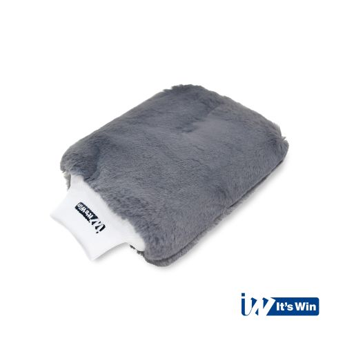 It's Win microfiber washing glove soft - gray